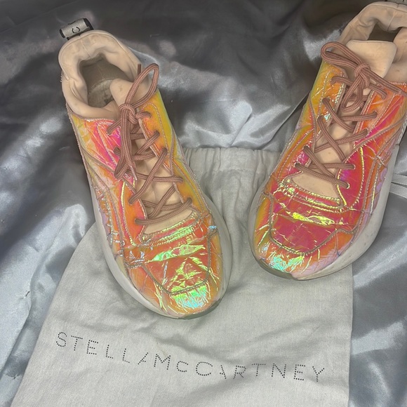 STELLA MCCARTNEY Holographic Eclypse 50 Sneakers Size 41 or 11 - Picture 6 of 12